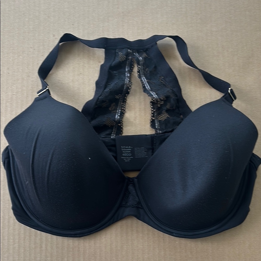 Soma Embraceable Racerback Bra 40DD Black